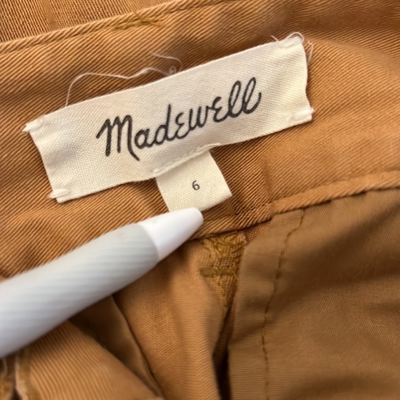 ❌SOLD❌Madewell Corwin Pleated Straight Pants - Distant Sand - 6 - Picture 7 of 8